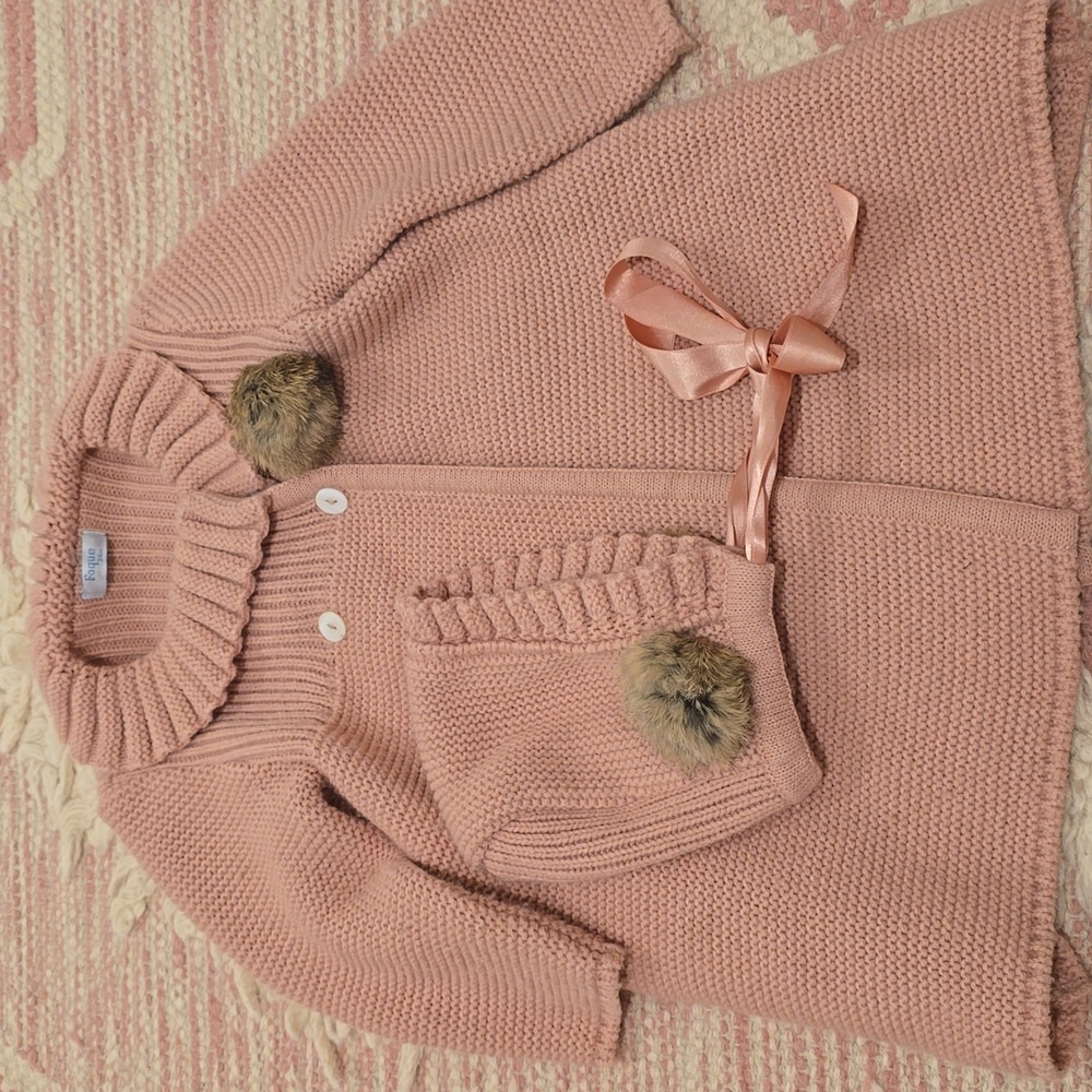 Foque coat matching bonnet